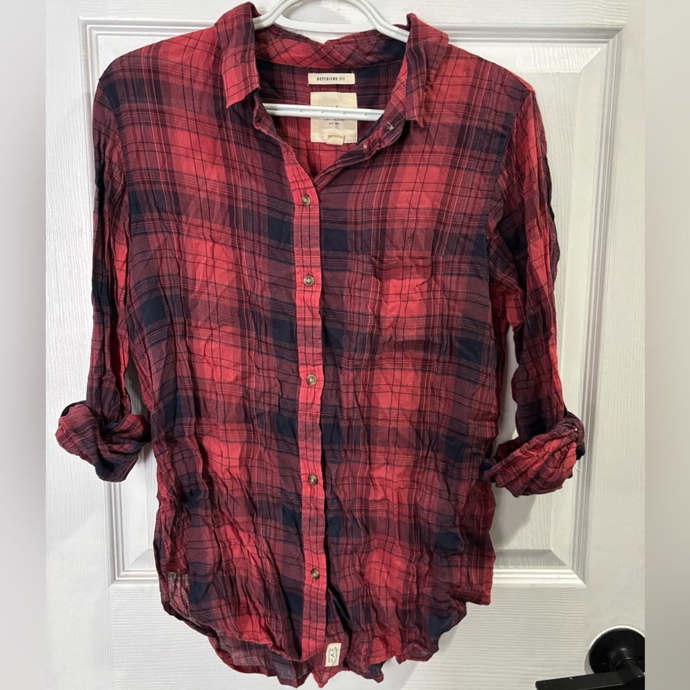 Plaid Blouse